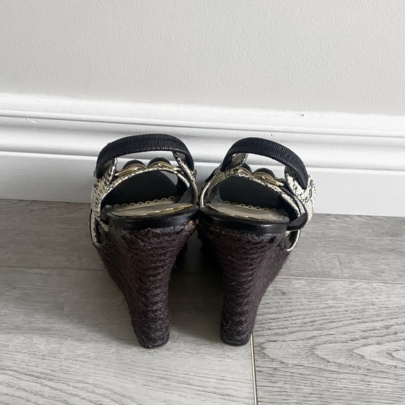 BEBE | Snake skin wedges - Picture 4 of 5